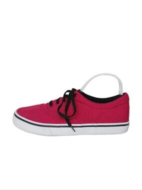 Airwalk Sneakers Men's 10 Red Canvas Lace-up Casual Colorful Street Wear Shoes